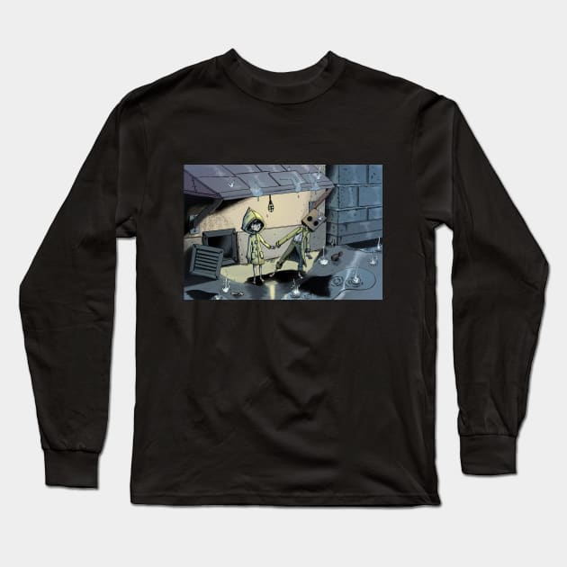 Little Nightmares Six and Mono at rest Long Sleeve T-Shirt by Willfulart